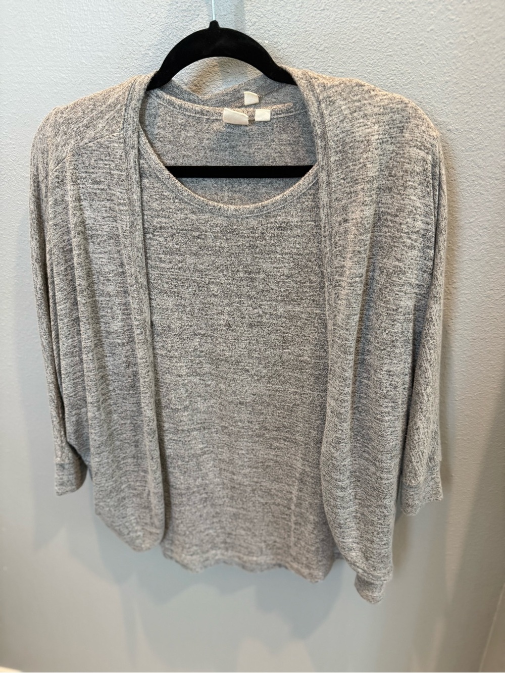 GAP (set) Light Gray Open-Front Women's Cardigan set